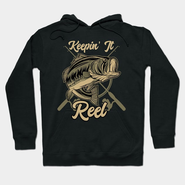 Keepin' It Reel Fishing Hoodie by markz66